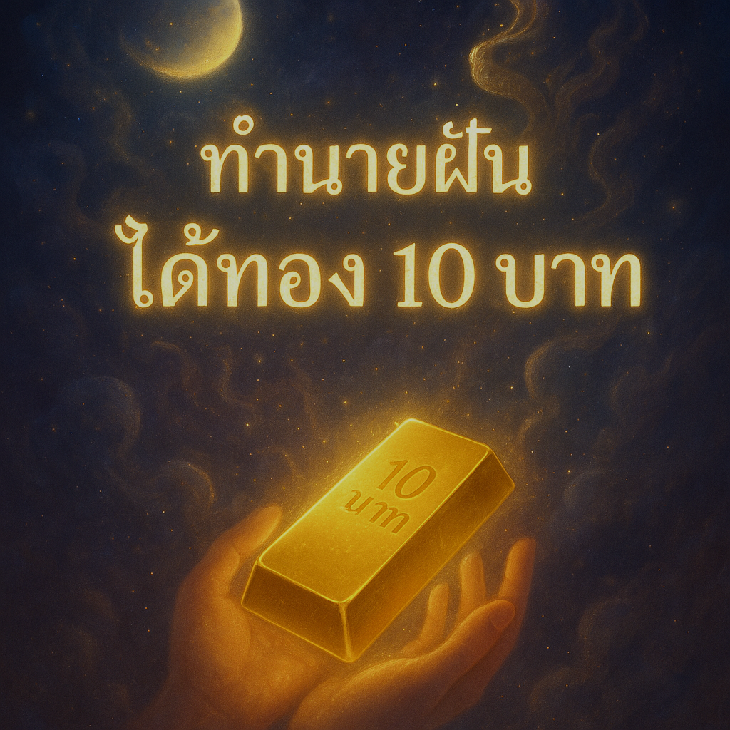 ทำนายฝัน ได้ทอง10บาท